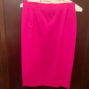 Warm Pink Escada Pencil Skirt in Great Condition